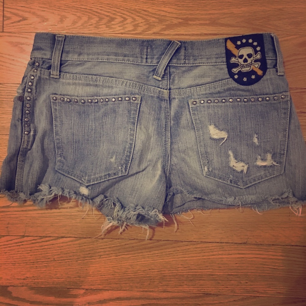 Rugby Ralph Lauren Studded Denim Shorts